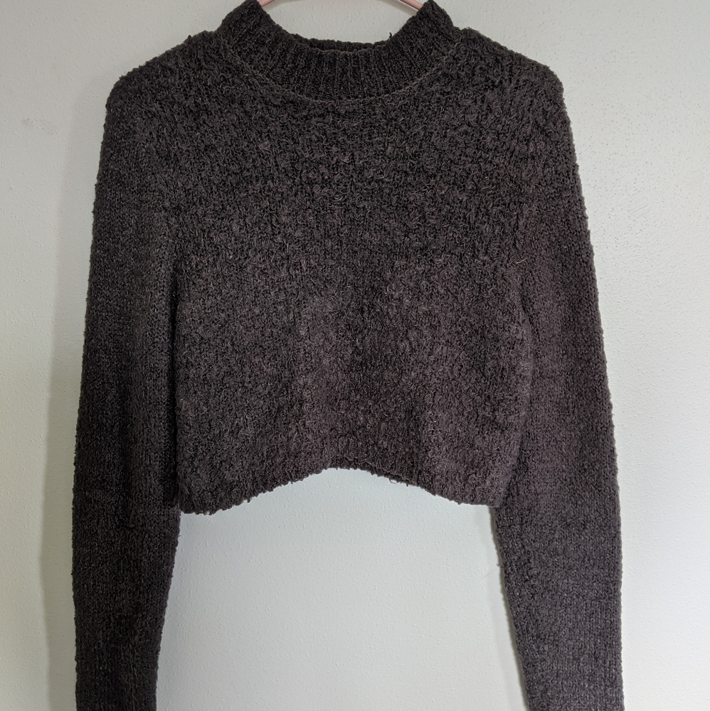 Long sleeve crop top